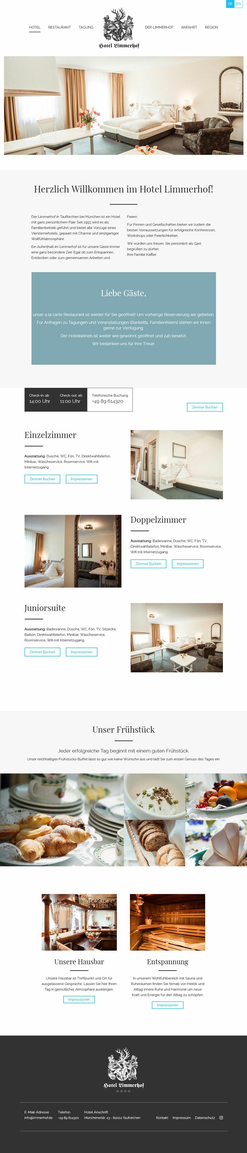 Bild von der Webseite Hotel Limmerhof aus Taufkirchen